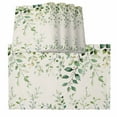 thumbnail image 1 of Green Eucalyptus Country Nature Leaf Succulent Plant Burlap Kitchen Place Mats Waterproof Cloth Table Mats, Indoor Outdoor Placemats Easy Clean Dinner Decor, 1 of 8