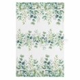 thumbnail image 1 of Green Eucalyptus Leaves 1 Pack Kitchen Towel, Water Absorbent Dish Towel, Watercolor Spring Summer Botanical Decorative Hand Towels - Quick Drying Cloth for Cooking Baking, 18x28 Inch, 1 of 8