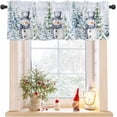 thumbnail image 1 of Green Eucalyptus Leaves Curtain Valance for Kitchen Windows,Idyllic Plant Seamless Rod Pocket Valances Window Toppers,Watercolor Leaf Botanical Short Curtains for Bathroom Bedroom 54x18in, 1 of 6