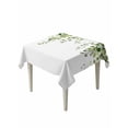 thumbnail image 1 of Green Eucalyptus Leaves Table Cloth, Weeping Spring Botanical Summer Waterproof Tablecloth for Square Tables, Reusable Washable Fabric Table Cover for Restaurant Kitchen Dining Tables 60"x60", 1 of 6