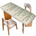 thumbnail image 1 of Green Eucalyptus Leaves Table Cloths for 8 Foot Rectangle Tables, Summer Botanical Weeping Rustic Patio Waterproof Elastic Fitted Tablecloths, Washable Rectangular Table Cover for Camping, 1 of 8