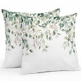 thumbnail image 1 of Green Eucalyptus Outdoor Pillow Covers Pack of 2 Leaf Red Fruit Rustic Watercolor Botanical Waterproof Throw Pillow Covers Decorative Cushion Cases for Patio Garden Tent Balcony Couch 26x26 inch, 1 of 8