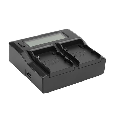 Green Extreme Dual Smart Charger with LCD Screen for Canon BP-A60 Battery