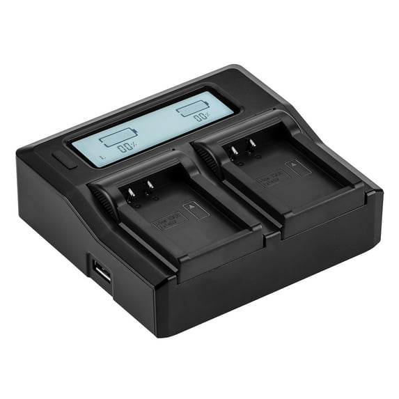 Green Extreme Dual Smart Charger with LCD Screen for Canon LP-LPE17