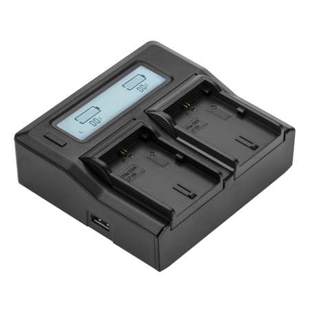 Green Extreme Dual Smart Charger with LCD Screen for Canon LP-LPE6