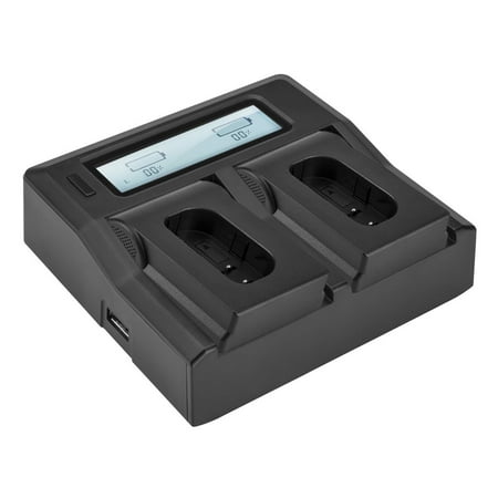 Green Extreme Dual Smart Charger with LCD Screen for Panasonic DMW-BLJ31