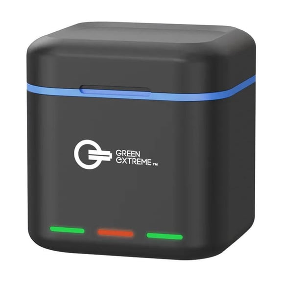 Green Extreme Triple Battery Charger for GoPro Hero 9, 10, 11 & 12 Batteries