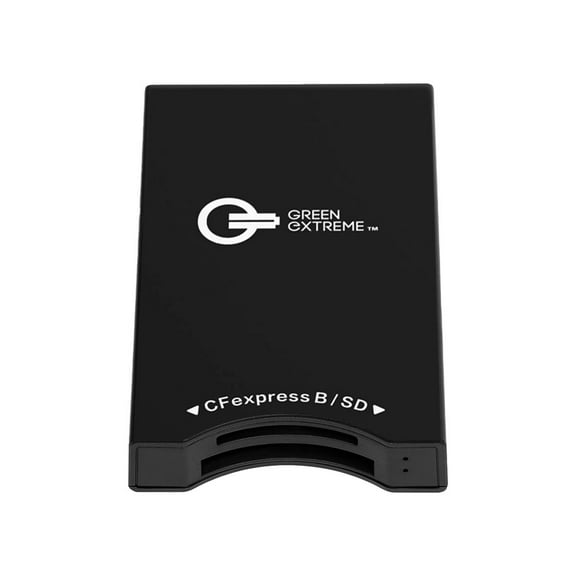 Green Extreme USB-C 3.2 Gen 2 CFexpress Type-B and SD UHS-II Memory Card Reader