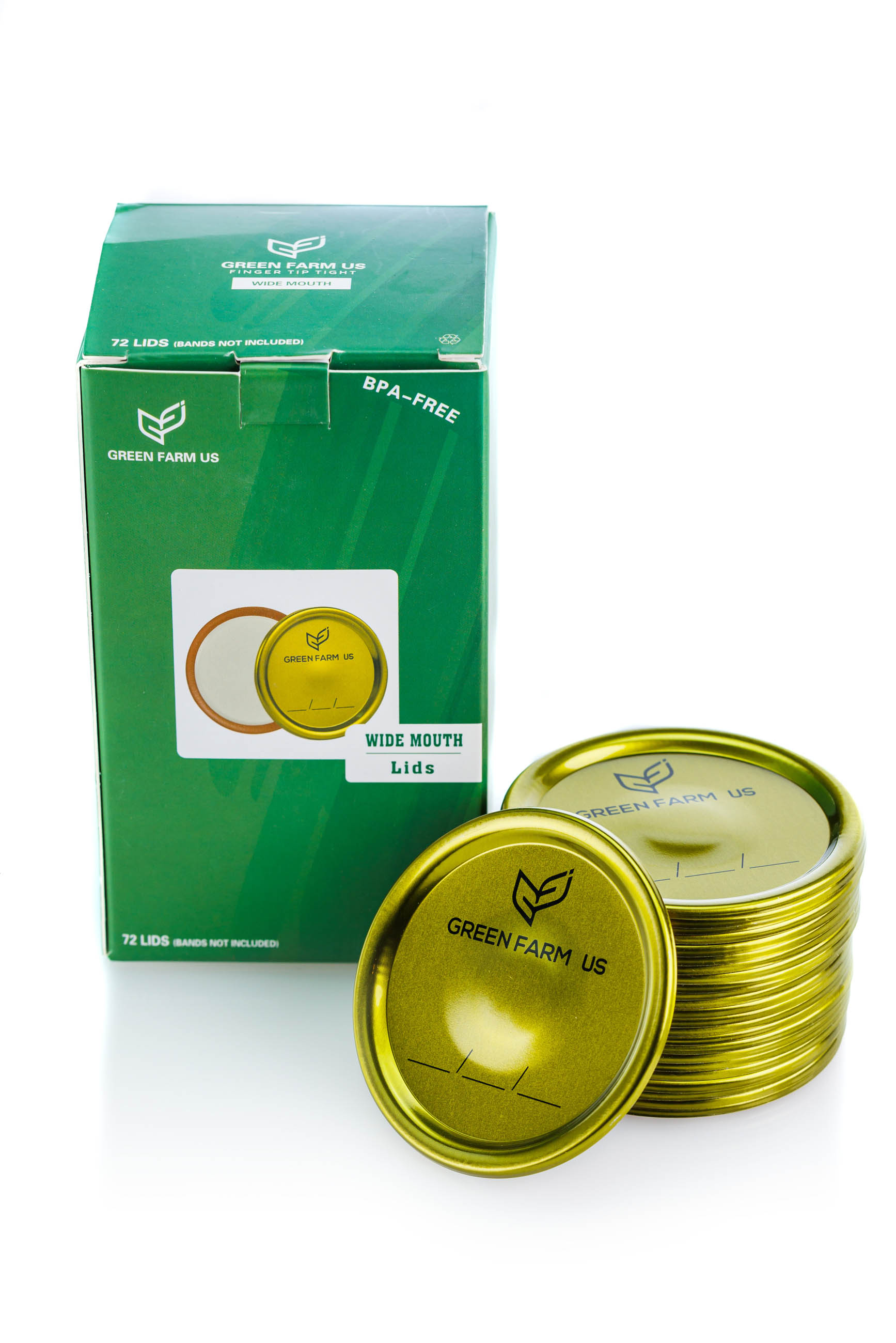 Authentic Tattler EZ Seal Reusable Canning Lids 100 Bulk WIDE Mouth