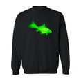 thumbnail image 1 of Green Fish Sweatshirt Men -Image by Shutterstock, Male Small, 1 of 4