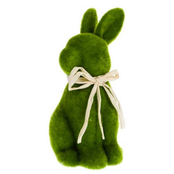 Green Flocked Bunny
