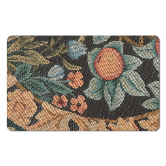 Green Floral 20x32 inch Area Rug – Non-Slip and Easy to Clean, Perfect for Your Bedroom, Entryway, Living Room or Bathroom