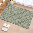 thumbnail image 1 of Green Floral Bathroom Rug Washable 2x3 Entryway Rug Non Slip Spring Flowers Pattern Botanical Vintage Front Door Mat Low Pile Indoor Doormat Throw Floor Carpet for Kitchen Bedroom Entrance, 1 of 8