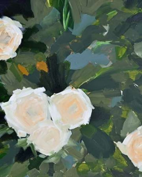 Green Floral Canvas Art - Melissa Lyons (24 x 30)