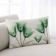 thumbnail image 1 of Green Floral King Pillow Covers, Elegant Tulip Vintage Wildflower Plant Soft Breathable Throw Pillow Cases with Invisible Zipper, Decorative Pillowcase Pillows Protectors for Sofa Bed Couch 20"x36", 1 of 9