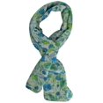 thumbnail image 1 of Green Floral Print Summer Scarf, 1 of 4