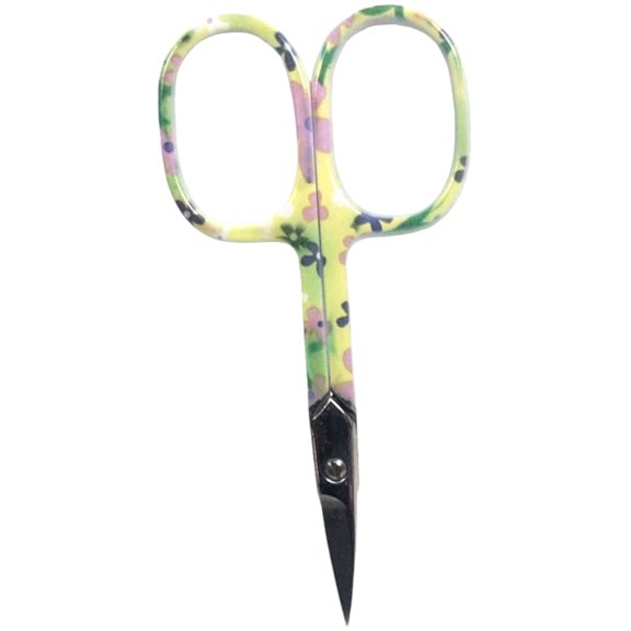 Green Floral design 3 3/4" Embroidery Scissors