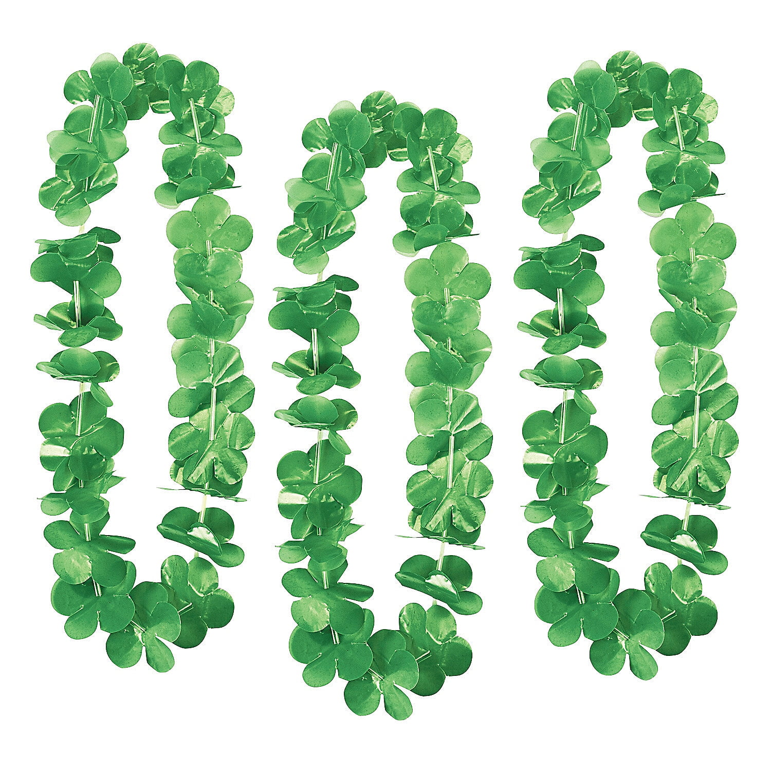 ORIENTAL TRADING COMPANY Green Flower Lei - Apparel Accessories - 12 Pieces