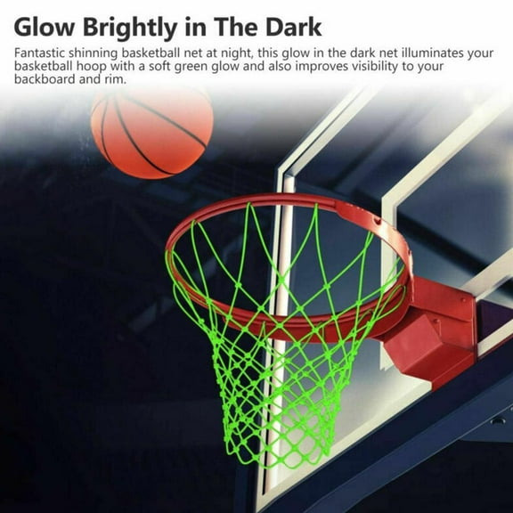 Green Fluorescent Basketball Net Luminous Basketball Net Sport Night