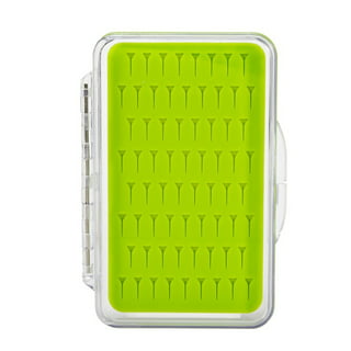 BuyWeek Fly Fishing Box, Portable Fly Fishing Lure Box Double Sided Fly  Fishing Bait Box with Magnetic Buckle Large Size Green