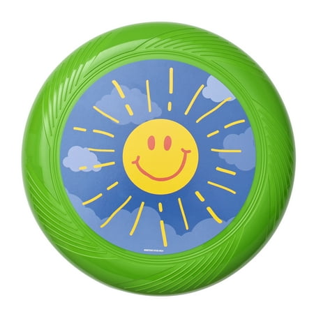 Green Flying Disk Toy, 100% Recycled Plastic, 9.9 inch, by Play Day
