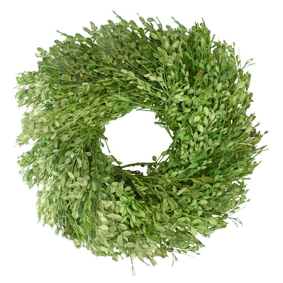 Green Foliage Artificial Spring Wreath 15-Inch