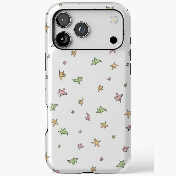 Green Foliage Nature Pattern Design iPhone Case 17 to 11 Pro Max