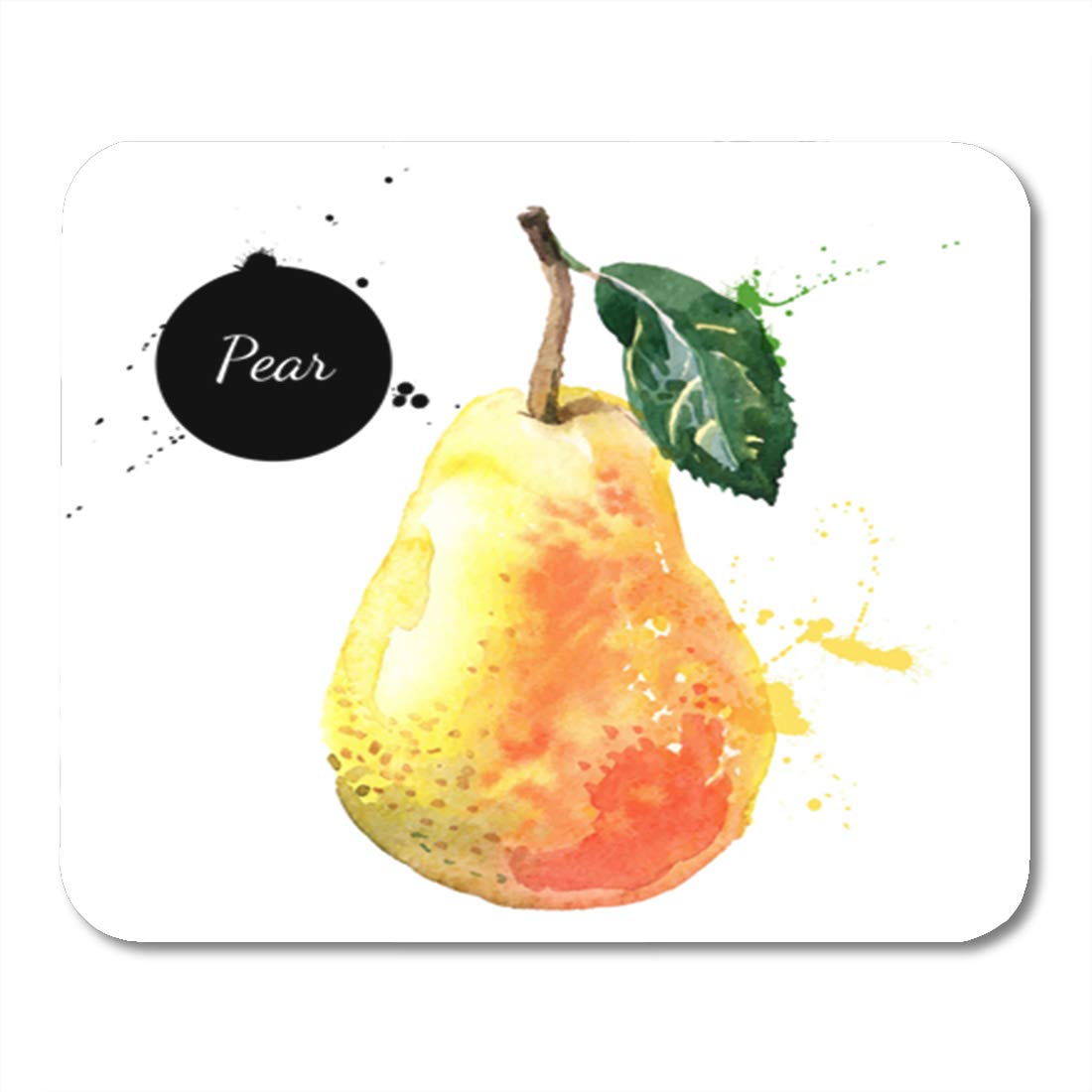 Green Food Watercolor Painting Fruit Pear Paint Ingredient Health ...