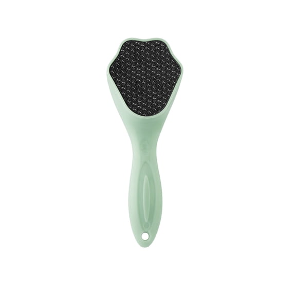 Green Foot File Callus Remover Pedicure Tool With Ergonomic Handle For Dead Skin Hard Skin Care Cat Paw Design Foot Grater In Green