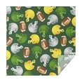 thumbnail image 1 of Green Football Helmets and Balls Pattern Square Tablecloth,Waterproof Square Table Cover,Wipeable Spillproof Washable Table Cover for Home Kitchen Party Decor 60"x60"(152x152cm), 1 of 6