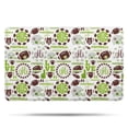 thumbnail image 1 of Green Football Monogram Pattern Bathroom Rugs Mat,Non Slip Microfiber Bathroom Rug,Rubber Backing,Soft Bathroom Mats for Bathroom Floor,Tub and Shower,20x32in(50x80cm), 1 of 5