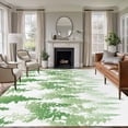 thumbnail image 1 of Green Forest Area Rug 6x9 FT, Non Slip Living Room Throw Carpet, Contemporary Silhouette Abstract Art Washable Soft Large Floor Carpet Non-Shedding Rug for Bedroom Dining Room Play Room, 1 of 9