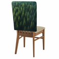 thumbnail image 1 of Green Forest Chair Covers Set of 1 Pine Trees Forest Summer Landscape Chair Back Covers Stretch Removable Washable Slipcovers Protector for Dining Room Kitchen Party Decor, 1 of 9