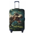 thumbnail image 1 of Green Forest Dinosaur Luggage Cover Anti Scratch, Elastic Suitcase Protector Suitcase Covers for Luggage Fits 18-32 Inch Luggage, 1 of 5