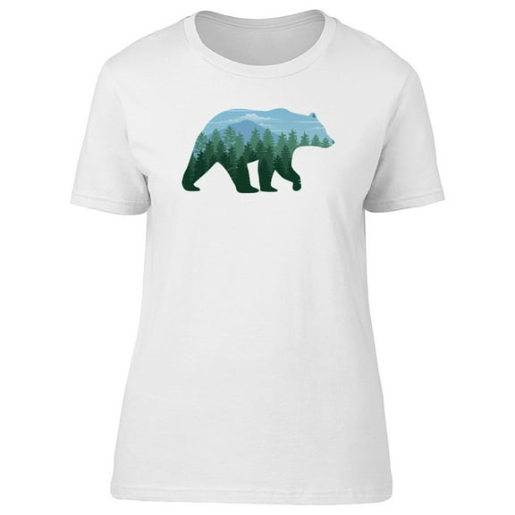 Green Forest In Bear T-Shirt Men -Image by Shutterstock, Male Small