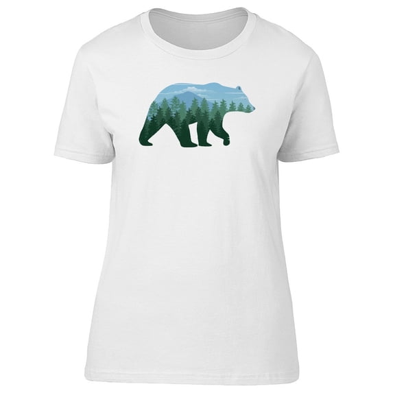 Green Forest In Bear Tee Men's -Image by Shutterstock