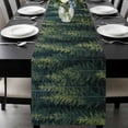 thumbnail image 1 of Green Forest Table Runner 72 Inches Long, Pine Tree Summer Botanical Modern Art Kitchen Coffee Dining Table Decoration for Home Party Birthday Wedding Home Decor 14x72 Inches, 1 of 8