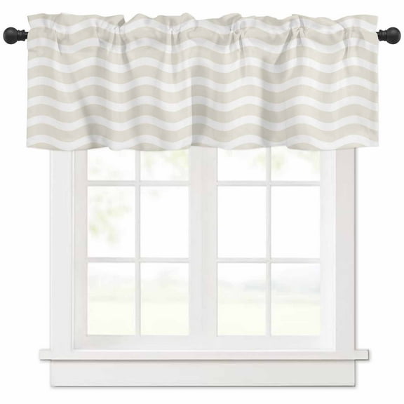 Green Forest Valances for Windows Farmhouse Kitchen Curtains Valances Rod Pocket Valance Curtains for Kitchen Windows Farmhouse Botanical Tree Scenery Watercolor Window Valances for Bathroom 54"x18"