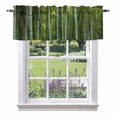 thumbnail image 1 of Green Forests Valance Curtain Nature Landscapes Lush Plant Spring Window Valances Rod Pocket Short Curtains Window Treatments for Kitchen Bedroom Bathroom Laundry 42" x 12", 1 of 9