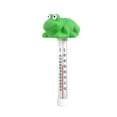 thumbnail image 1 of Green Frog Cartoon Animals Swimming Pool Float Temperature Measurement - Floating Water Gauge and Bath Toy for Babies and Toddlers 10Ml Green, 1 of 8