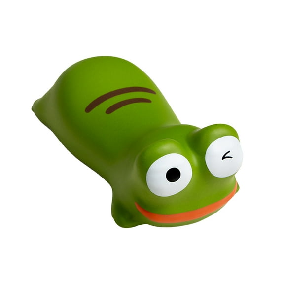 Green Frog Mouse Wrist Rest Cute Mini Ergonomic Mouse Wrist Pad Desk Wrist Pad Soft Palm Support For Computer Learning Office Use 4.92X2.36 Inches 0.08Lb