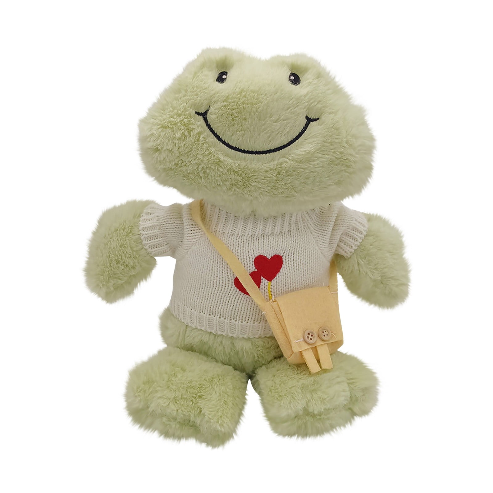 Pale Green Frog Plush Toy Soft St￭ Anmal Baby Comfort