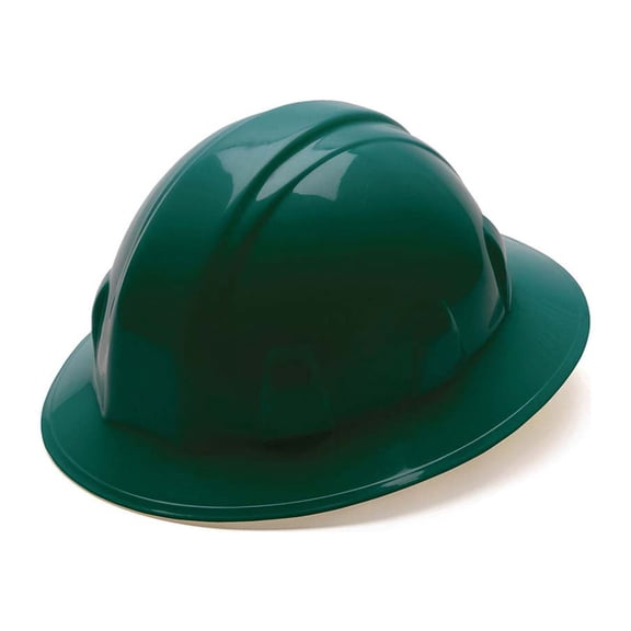 Green-Full Brim 4 Pt Ratchet Suspension