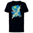 thumbnail image 1 of Green Funny Flying Dinosaur Tee Men's -Image by Shutterstock, 1 of 2