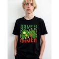 thumbnail image 1 of Green Gamer Controller Tee Men round neck T-shirt black graphic top Spring and summer outdoor loungewear Basic Unisex Shirt Crewneck tshirts, 1 of 7