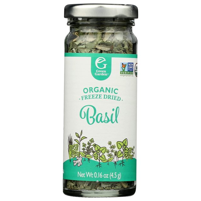 Green Garden FreezeDried Organic MSF2 Basil Dried Basil Organic