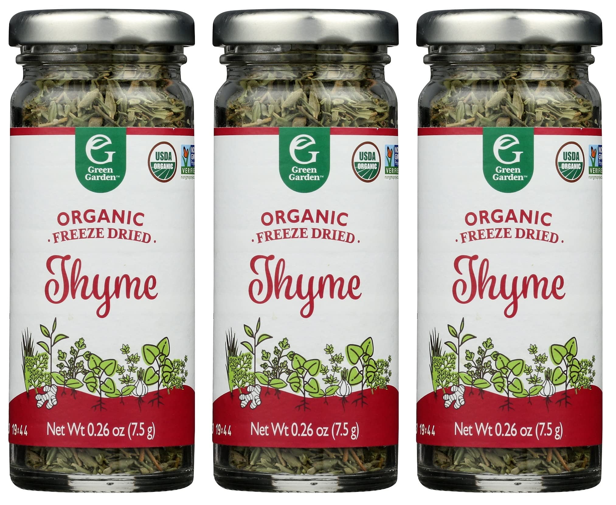 Green Garden FreezeDried Organic YPF5 Freeze Dried Organic Leaves