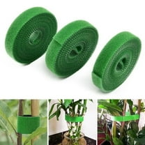 Green Garden Tie,Plant Ties for Climbing Plants,17FT Plant Supports for Effective Growing,Reusable and Adjustable,Plant Ties for Branches Flowers Tomatoes Indoor Outdoor Greenhouse(3Pc)
