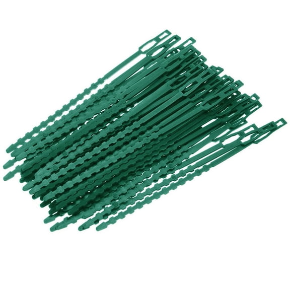 Green Garden Twist Ties 200-Pack 5.31" Plant Ties - Reusable Soft Wire Ties for Supporting Tomatoes, Cucumbers, Vines, Branches & Stems