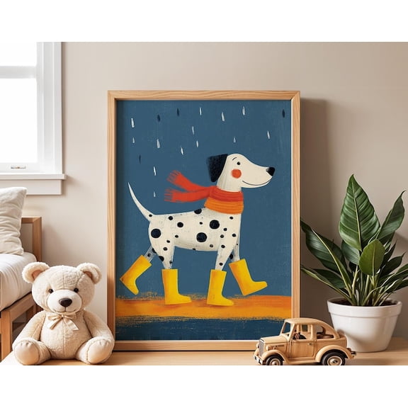 Green Gecko Vintage Woodblock Lizard Illustration Asian Folk Animal Wall Art, Unframed Paper Poster 8x10in